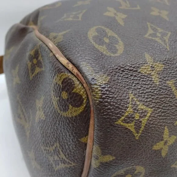 100% Authentic Louis Vuitton Speedy 35 Brown Monogram Hand Bag - Picture 5 of 9